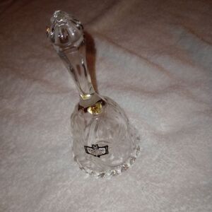 🆕 🔔Vintage Krystal Zajecar Crystal Bell Yugoslavia 24% Lead Beautiful